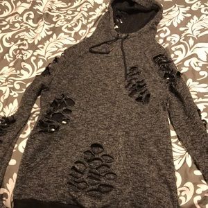 Buckle gilded intent hoodie